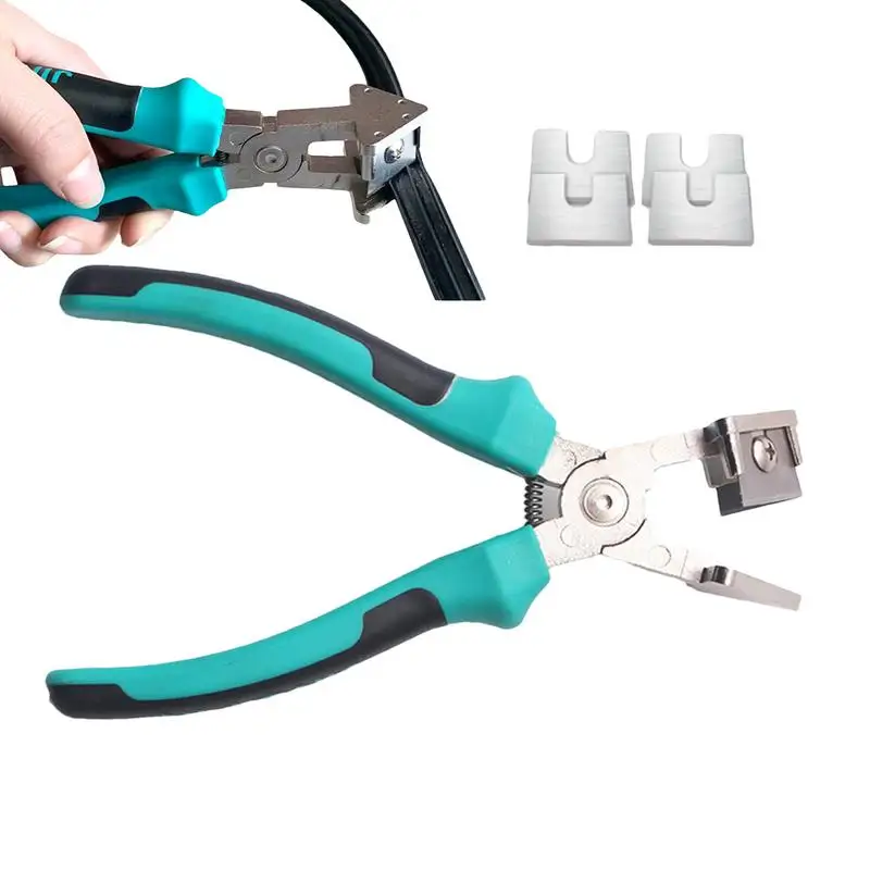 V-shaped Rubber Strip Scissors Alicate Cortador Ferramenta de Corte Manual 90 Graus Heavy Duty Fita Borda Ângulo Scissors