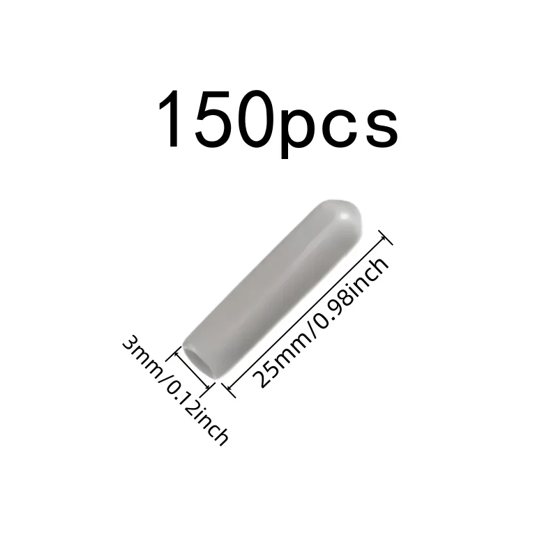150 pcs Protective End Caps Flexible Soft Material, designed for Dishwasher Rack Tips, Universal Fit Design
