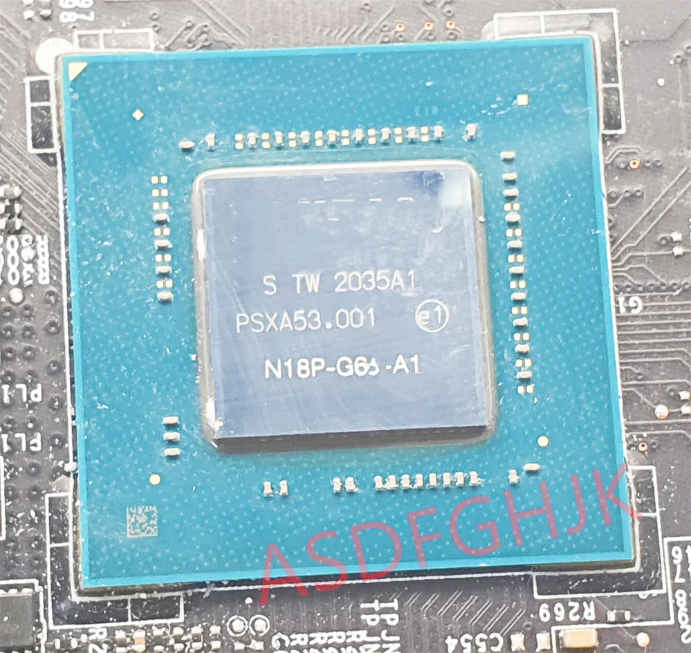 MS-17F41 pour carte mère d'ordinateur portable MSI GF75 avec processeur I5-9300H et GTX1650M expédition rapide