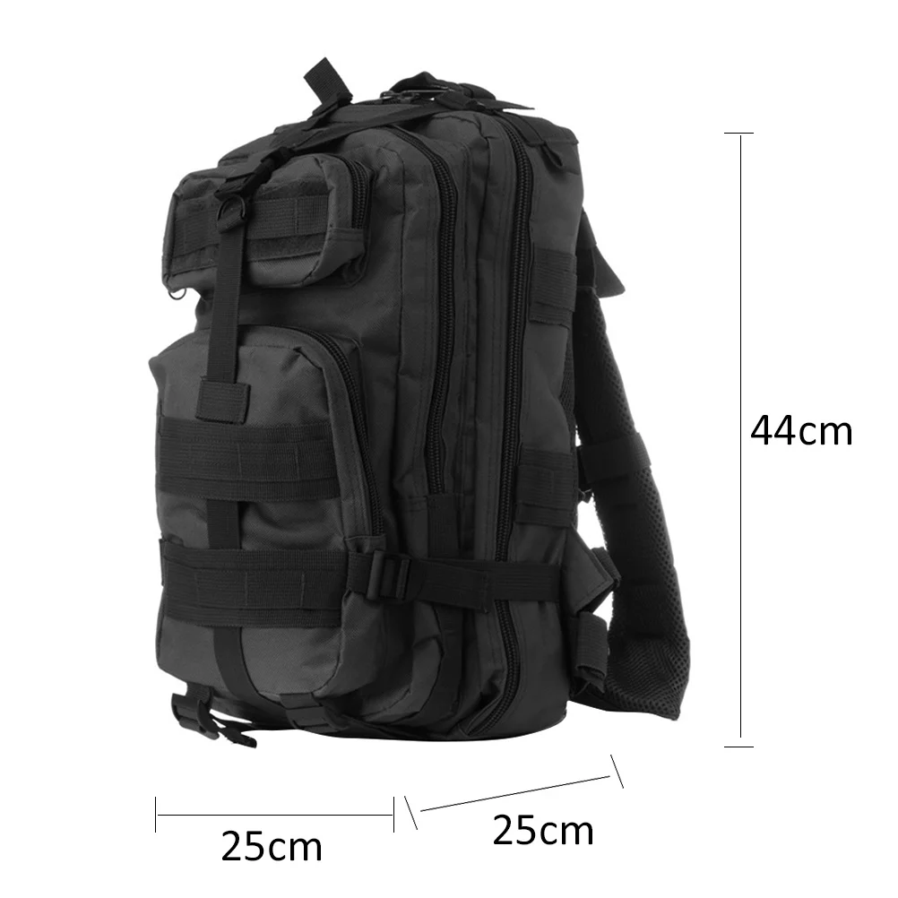 حقيبة ظهر مموهة 20-35L نمط عسكري للمشي لمسافات طويلة في الهواء الطلق حقيبة تخييم خفيفة الوزن حقيبة سفر للرجال والنساء