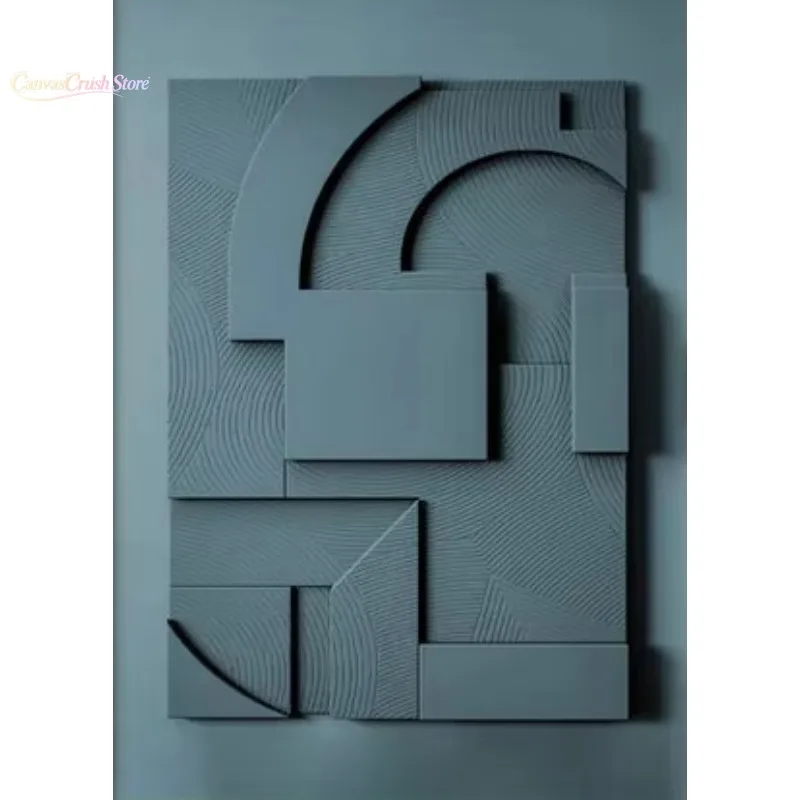 3D Visual Effect Abstract Texture Poster Prints For Living Room Home Decor Modern Minimalism Geometry Canvas Painting Wall 2026