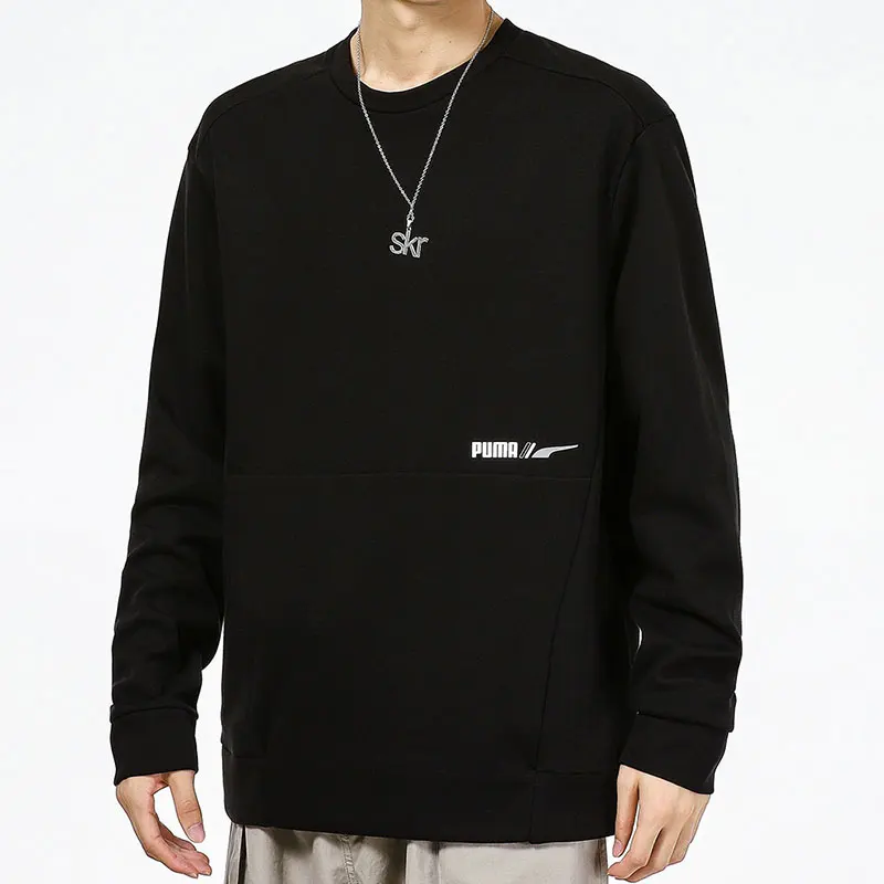 

Puma Genuine Current Season Новый мужской повседневный модный спортивный пуловер с круглым вырезом 846532-01