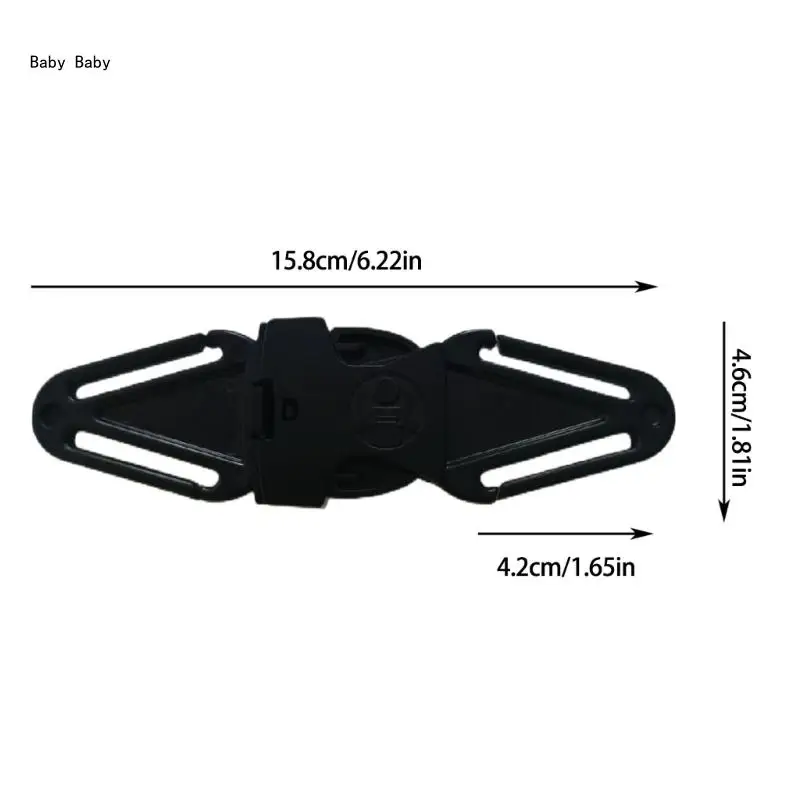 Adjustable Kids Safe Belt Clip Chest Harness Clip for Car Seats & Strollers Q81A