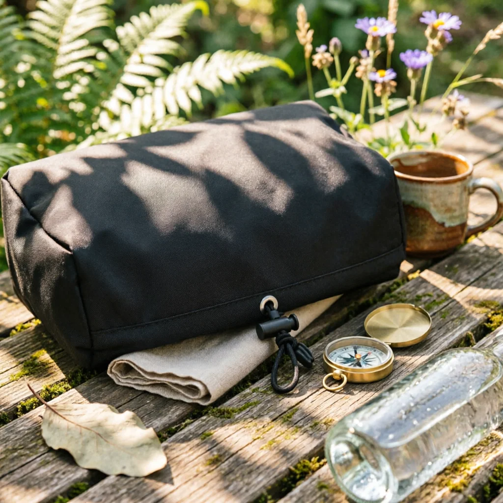 23 Inch Grill Cover Weather Resistant Waterproof Grill Cover Dustproof Drawstring Hem for Patio