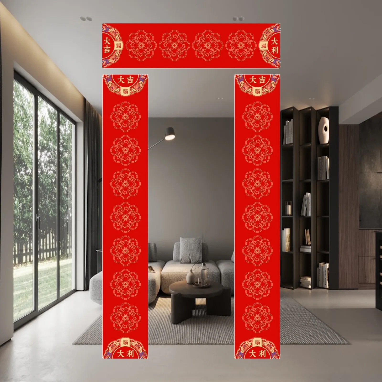 Half-ripe Xuan Paper Calligraphy Paper Blank Spring Festival Couplets for Home Door Decor Handwritten Wishes
