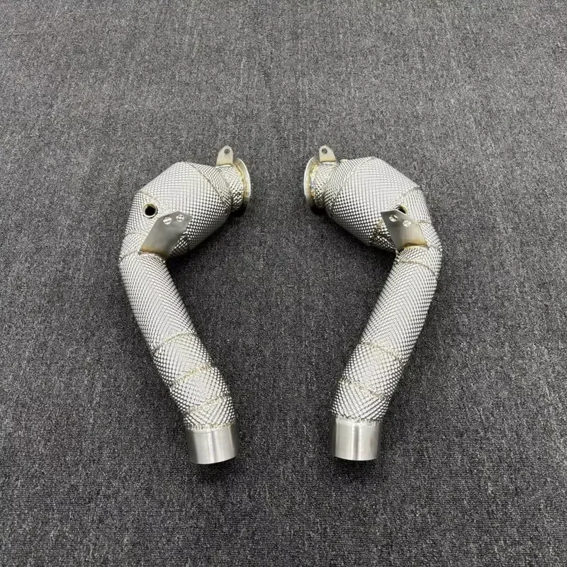 For M5 F10 Downpipe with 200 Mesh Ternary Catalyst Engine Parts