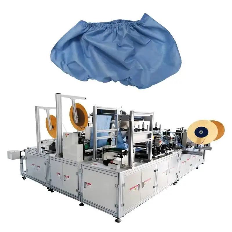 

2025 Fully Automatic Disposable Non-woven Shoe Cover Manufacturing Machine, Ultrasonic Shoe Cover Machine