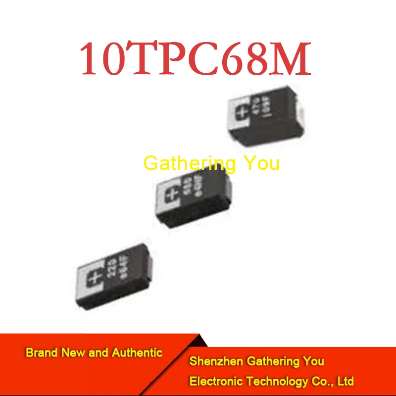 10TPC68M SMD Polymer tantalum capacitor Brand New Authentic