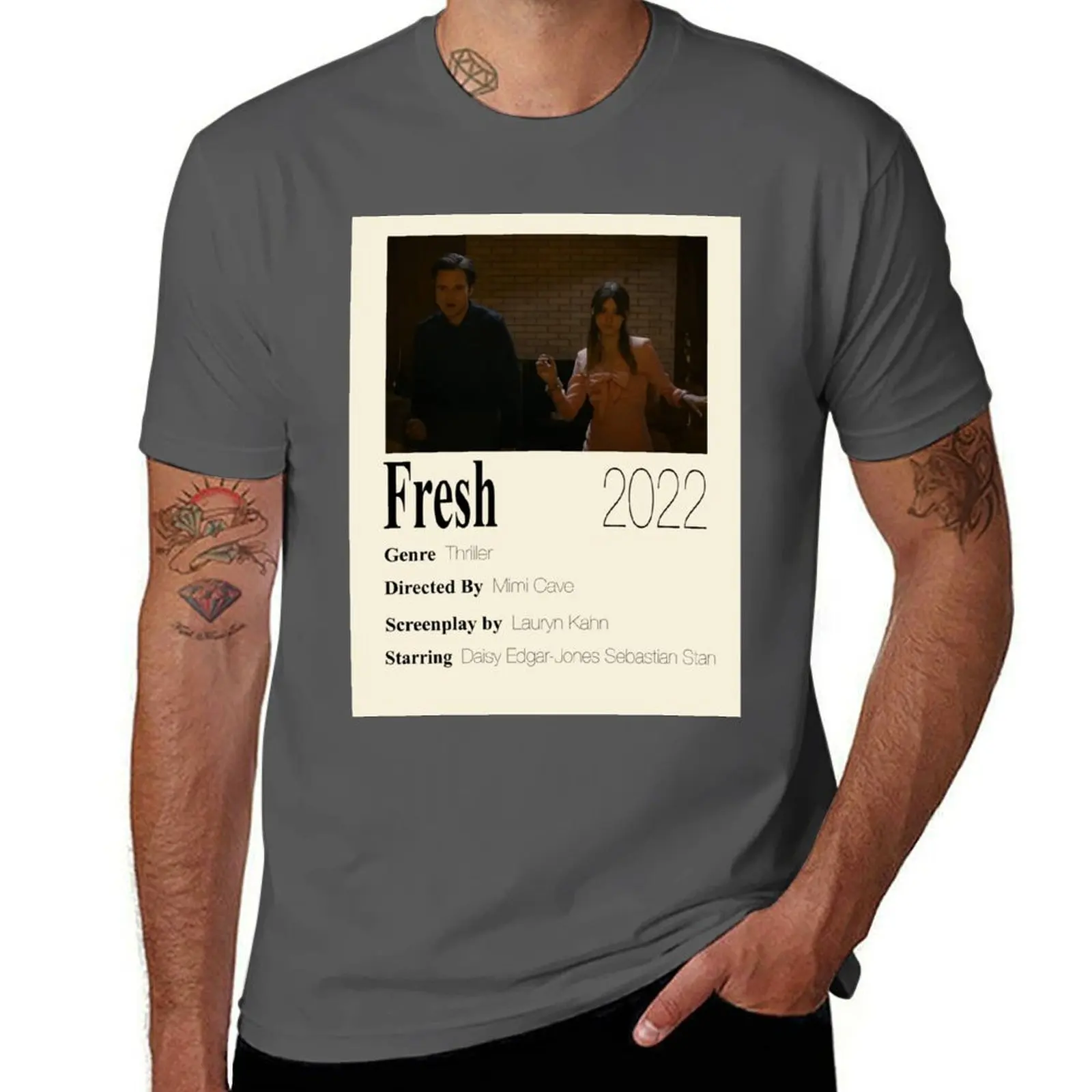 

Fresh Poster T-Shirt funny t shirts dark humor t shirts for man cotton funny T-Shirt