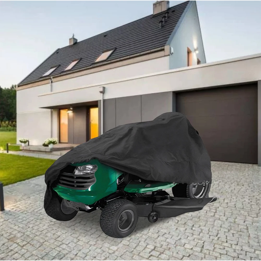 Cubierta para cortacésped, tela Oxford 210D, soplador de nieve, cubierta a prueba de polvo, cubierta protectora impermeable para muebles de exterior para jardín al aire libre