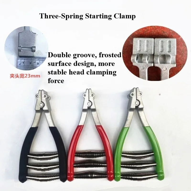 Adequado para máquina de desenho de fio, máquina de rosqueamento, braçadeira de partida de desenho de fio manual, braçadeira de bloqueio de fio