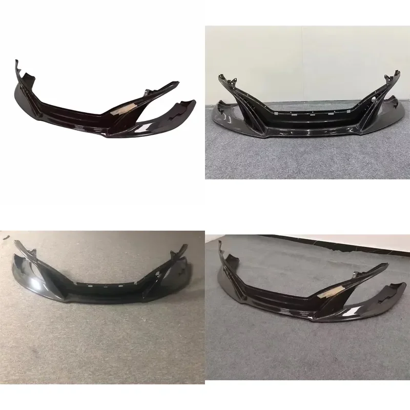 for McLaren 12C 650S Body Kit High Quality Carbon Fiber OEM Style Front Bumper Edge Front Lip Factory Direct