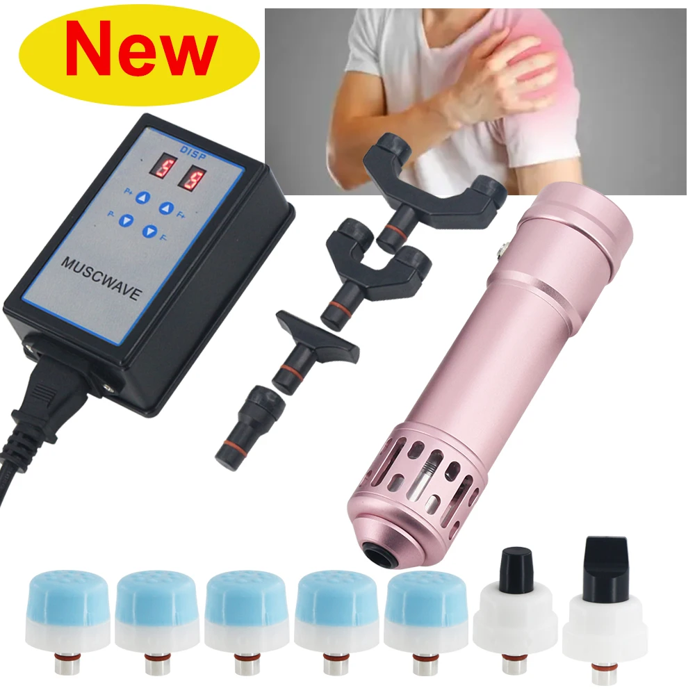Shockwave Therapy Machine With 11 Heads ED Treatment Pain Relief Portable Shock Wave Physiotherapy Equipment Tennis Elbow 180mj