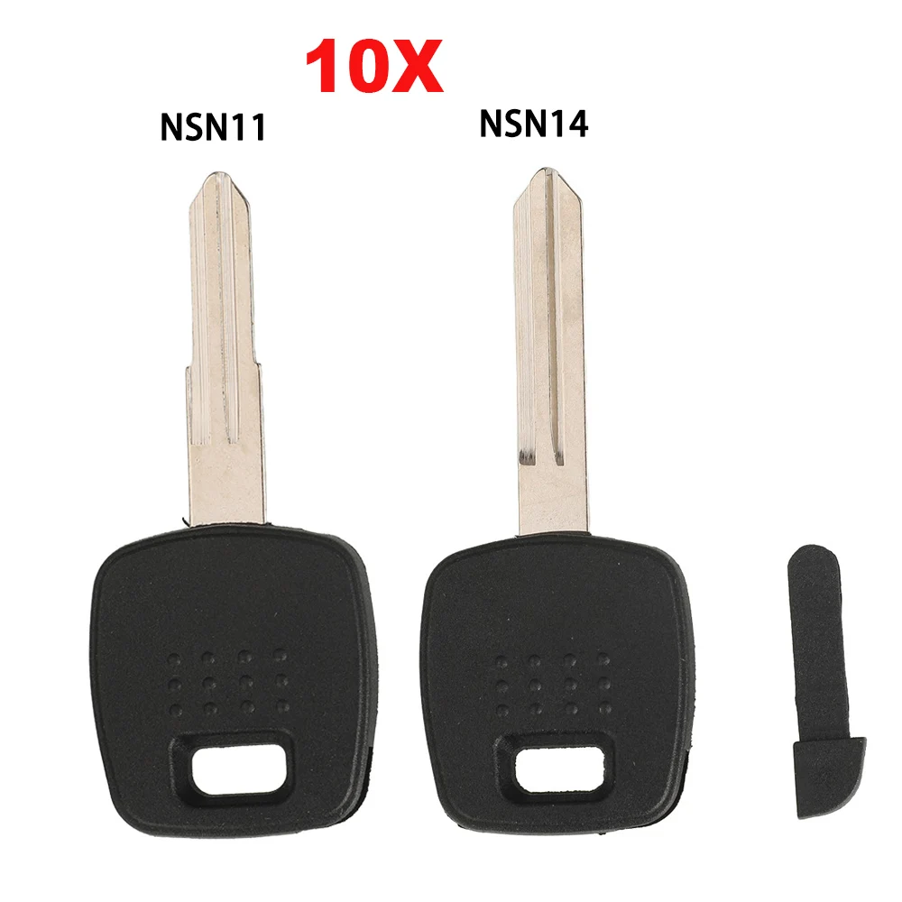 

Jingyuqin 10PS дистанционный транспондер автомобильный брелок без чипа NSN14/NSN11 необрезанное лезвие подходит для Nissan A33/A32 корпус часть корпуса