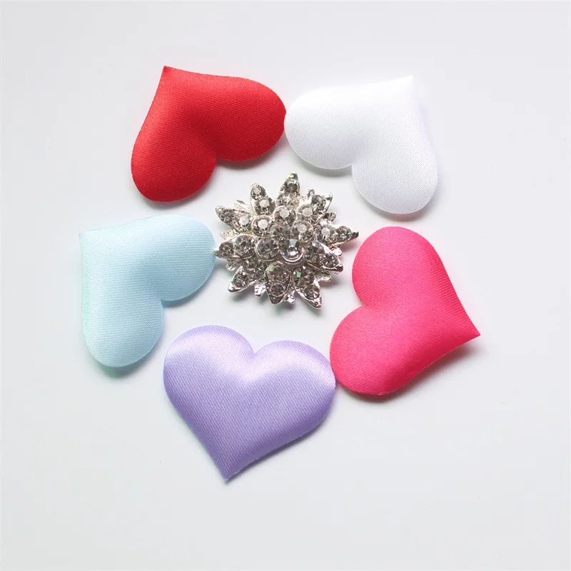 3.5cm 2cm100pcs multicolor Regényes Ingyenélő Szatén Ablakszövet Szív petals esküvői Plató valentines decoratie Est Félfogadás Ajánlattétel