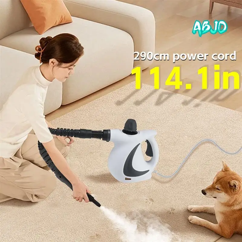 

ABJO-Pressurized Steam Cleaner For Home Handheld Pressurized Handheld Steam Cleaner For Couch Clothes Car Seats Kitchen UK Plug