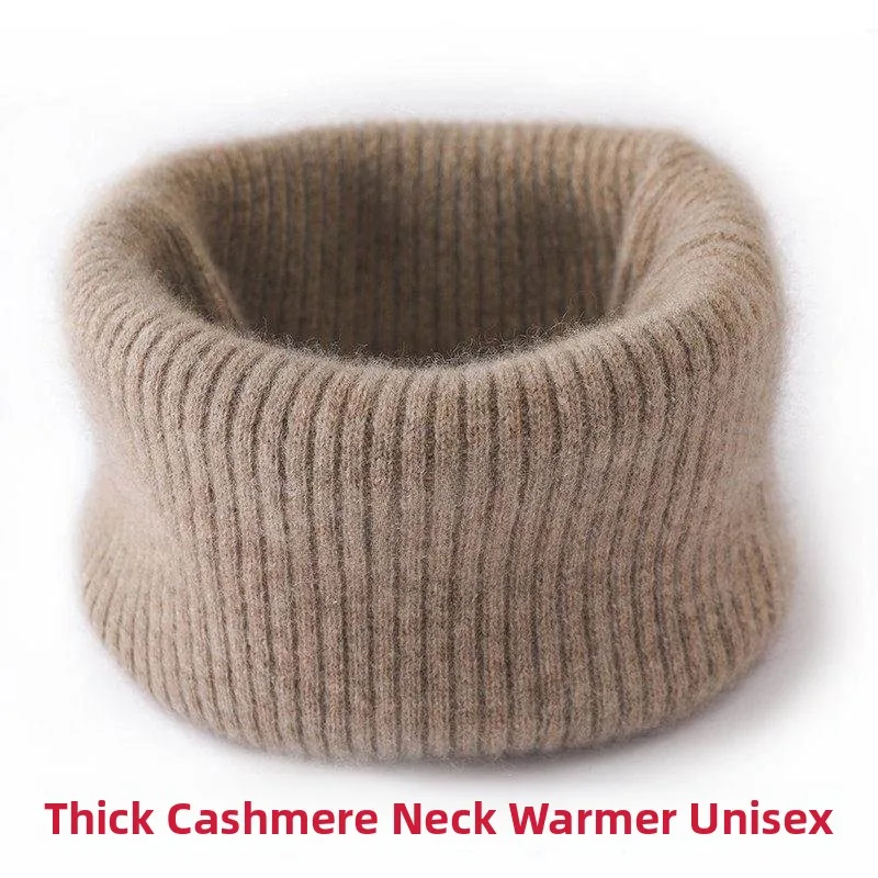 

Thickened Pure Cashmere Scarf Neck Warmer Winter Sports Men's Running Neck Protection Fake Collar Scarf One Size Fits All