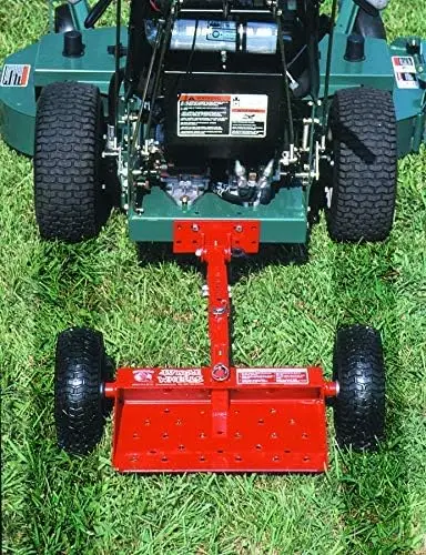 Jungle Wheels Lawn Mower Sulky For Lawn And Landscape Professionals (Red Jungle Wheels)