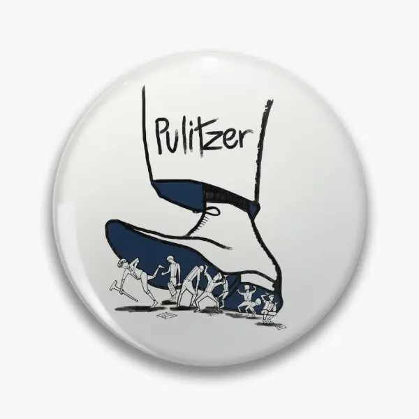 Pulitzer Boot  Soft Button Pin Women Creative Gift Clothes Hat Badge Brooch Fashion Lapel Pin Collar Jewelry Metal Cute Lover