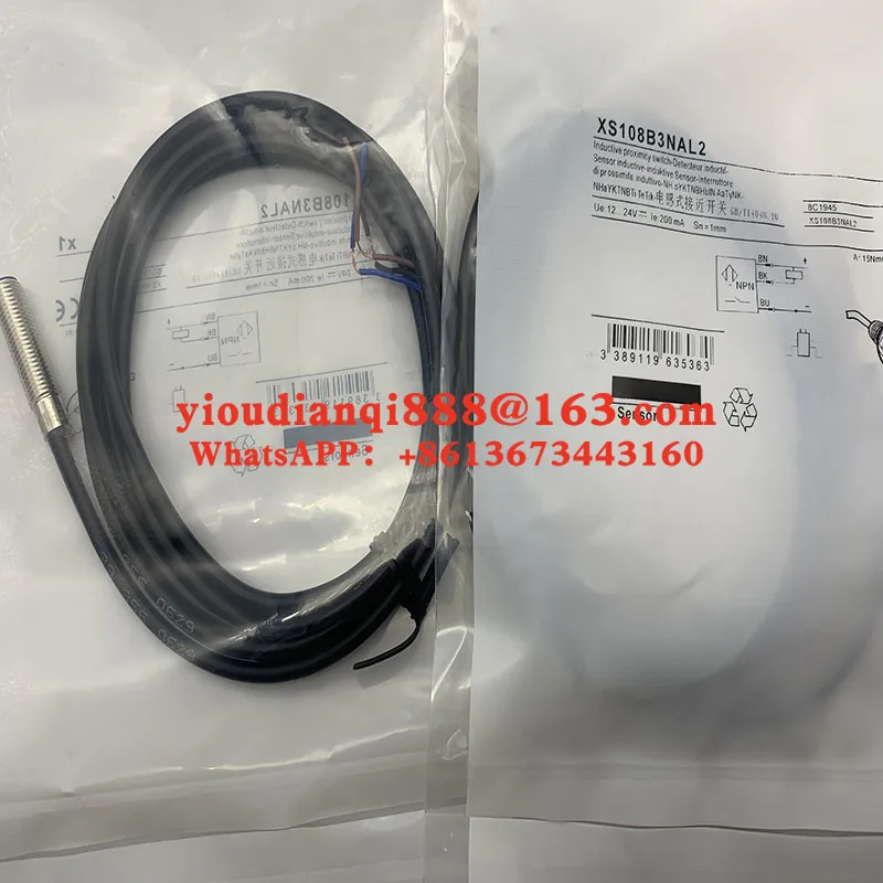 XS108B3NAL2 XS108BLPBL2 XS108BLNBL2 Neuer Näherungsschaltersensor