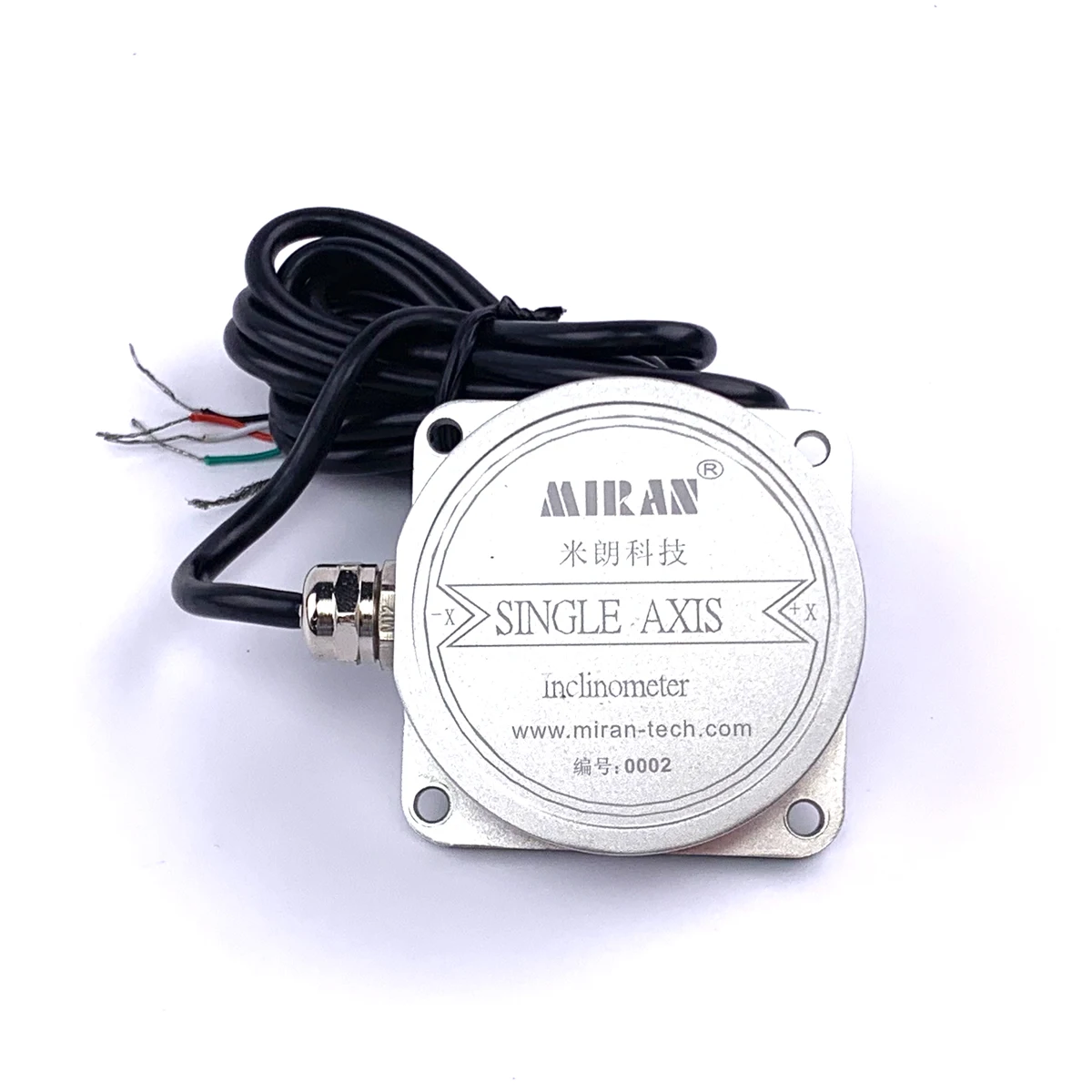 Miran MQJD30 high resolution single axis Inclinometer tilt angle sensor for bridge inspection