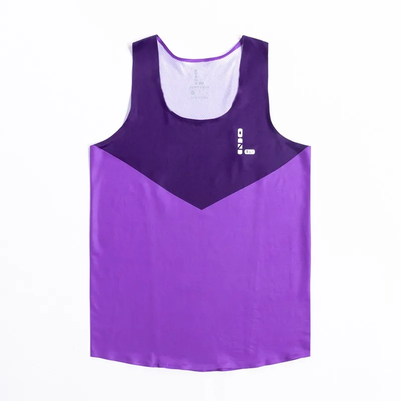 Summer Basketball Soft Fabric Seamless Marathon  Running Sport Vest Tops Track Field Training jersey shirt  Vest Men's Clothes image 5