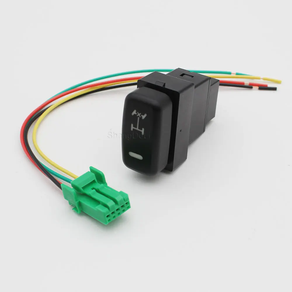 1Pc LED schlüssel schalter power on off tagfahrlicht DRL Spiegel Schalter Push Button Für Mitsubishi Pajero V73 V93 v97 Lancer X – Detail 3