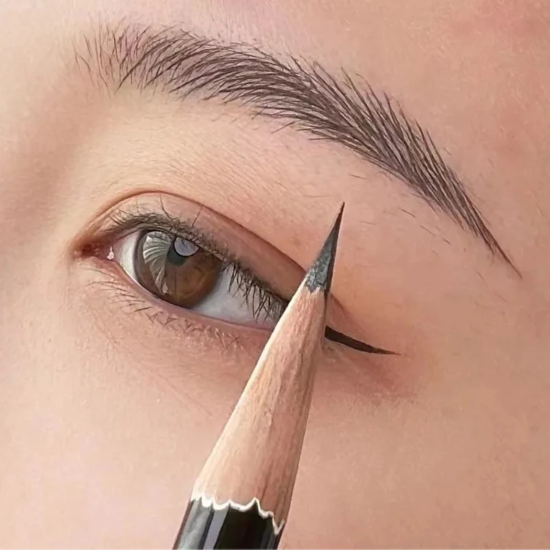 Pluma de Microblading para cejas, maquillaje cosmético resistente al agua, mate, antimanchas, tatuaje, contorno duradero, forma de cejas salvajes, 4 colores