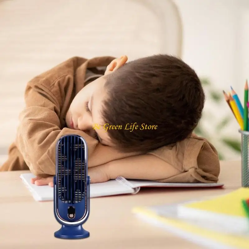 

M7DF USB Cooling Fan 5 Adjustable Speed 720 Degree Rotating Oscillating Desk Fan