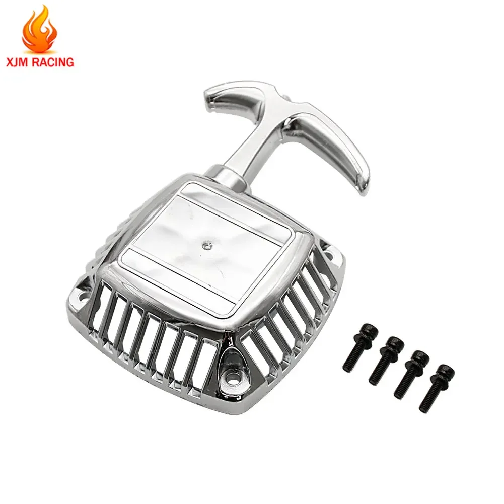 TAO Plastic Chrome Easy-start Pull Starter for 32cc 36cc Zenoah CY Rovan Engines for 1/5 Hpi Rofun Km Baja Losi 5ive-t Rc Car Pa