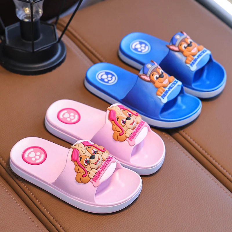 PAW PATROL pantofole per bambini ragazzi ragazze estate scarpe da spiaggia antiscivolo bagno interno casa scivoli per studenti Kawaii