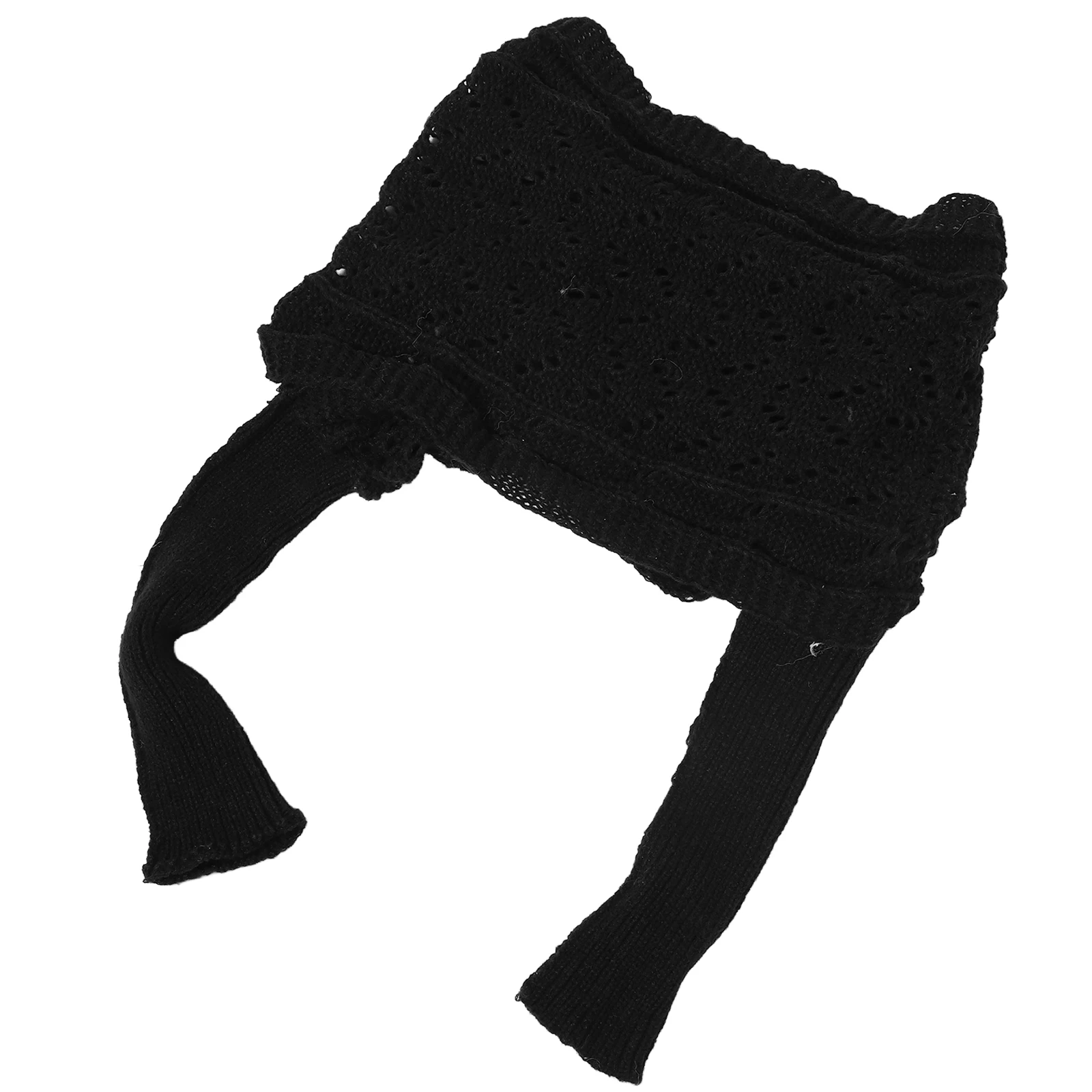 

Woolen Scarf Chunky Knit Warm Cable Winter Women Shawl Wraps Blankets Hooded Sweater Scarf With Sleeves