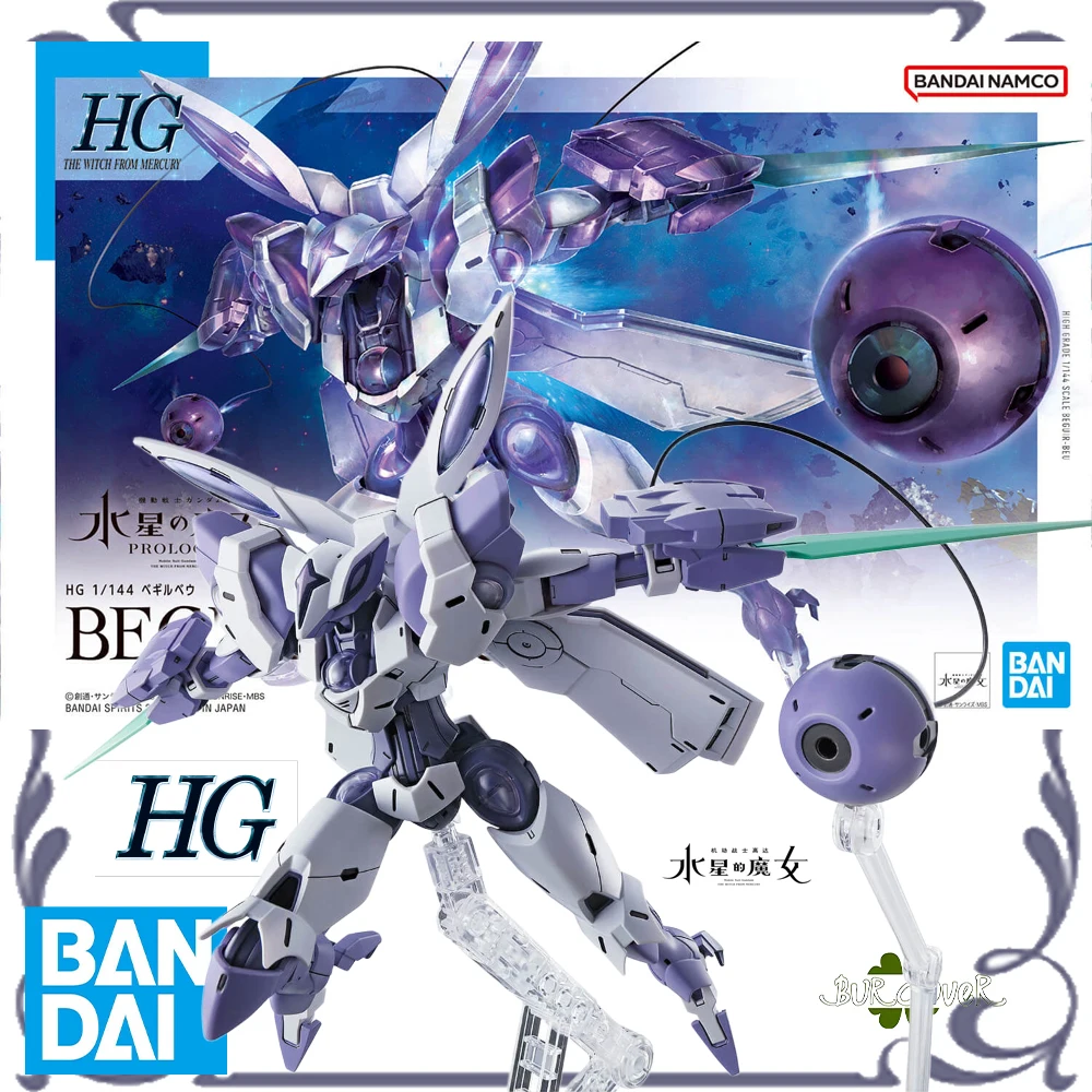 

BANDAI Original GUNDAM HG 1/144 The Witch of Mercury Series BEGUIR-BEU Сборная модель Коллекционные подарки на складе
