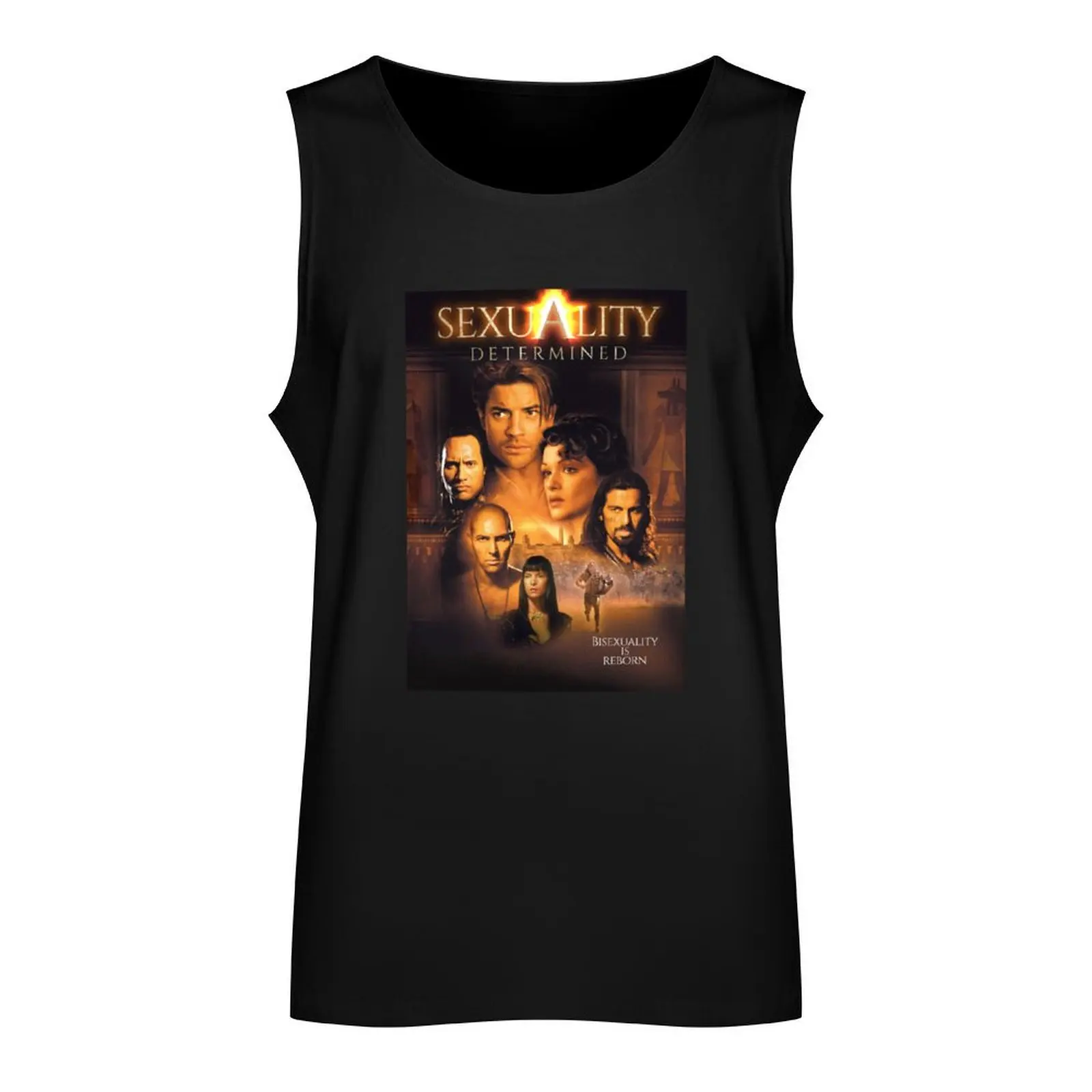 Orientation: Entire Cast of The Mummy Tank Top Men's summer vest gym shirt men male top summer clothes