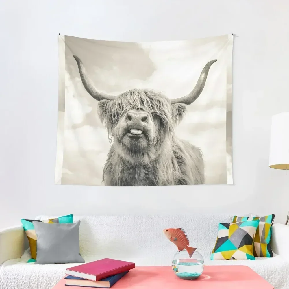 

Cheeky Highland Cow Tapestry Cute Room Decor Home And Comfort Decor Bathroom Decor House Tapestry