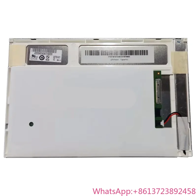 

AUO G Series LCM TFT-LCD 7 Inch 800x480 Resolution Industrial TN Panel Anti-Glare Surface Built-in LED Driver