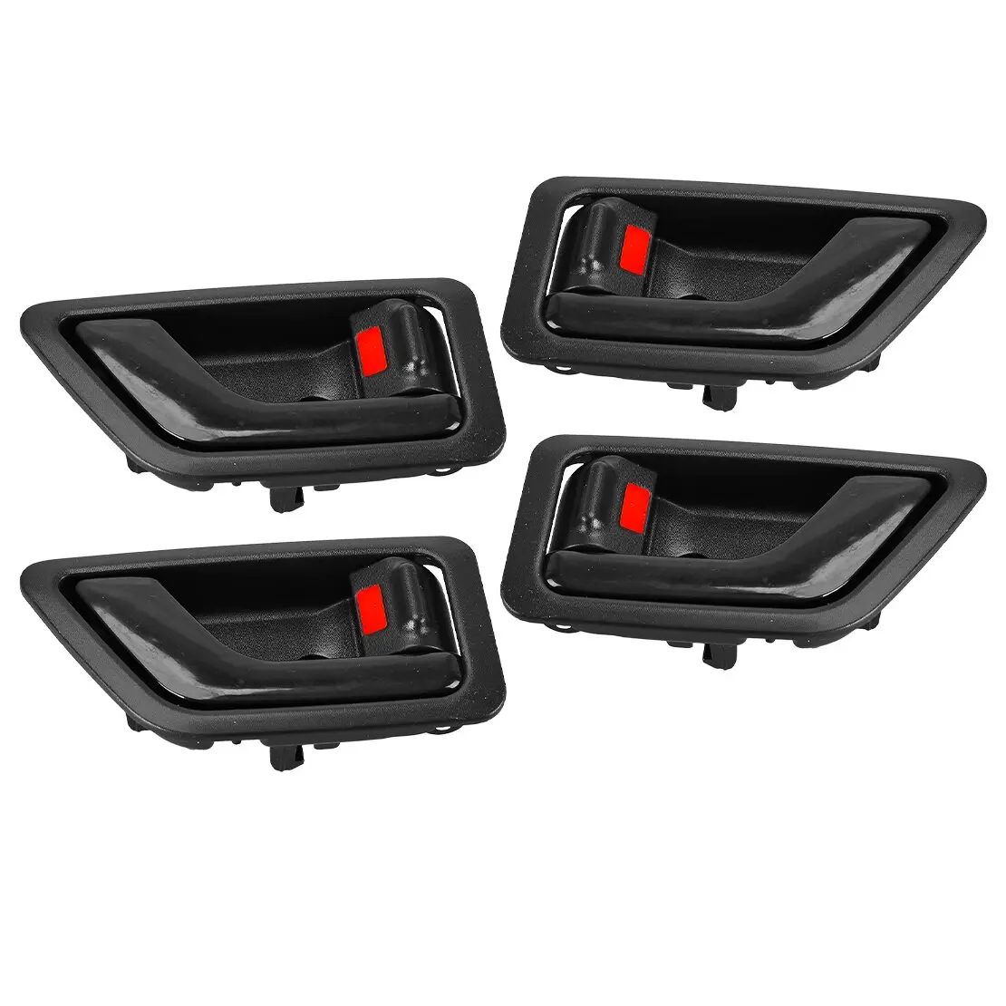 

82610-1C000 82620-1C000 4 шт. левые и правые внутренние дверные ручки для Hyundai Getz Hatchback 2005-2007 2008 2009 2010 2011, черные