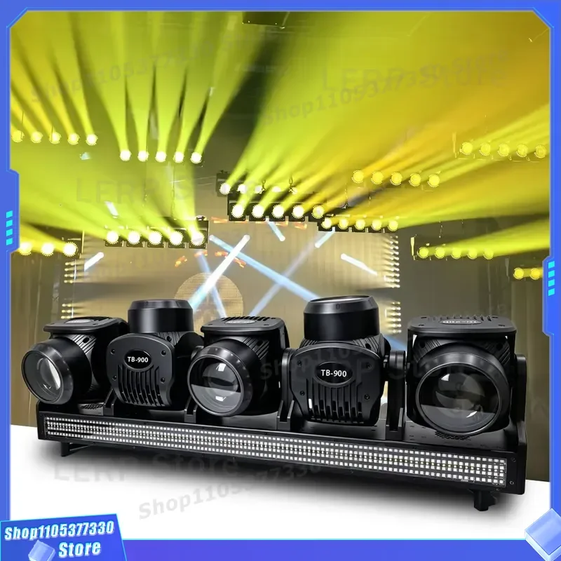 120W RGB Beam Moving Head Light DMX512 RDM Control Stage Lighting for DJ Club Wedding Party Performance Rotating Storm Effect