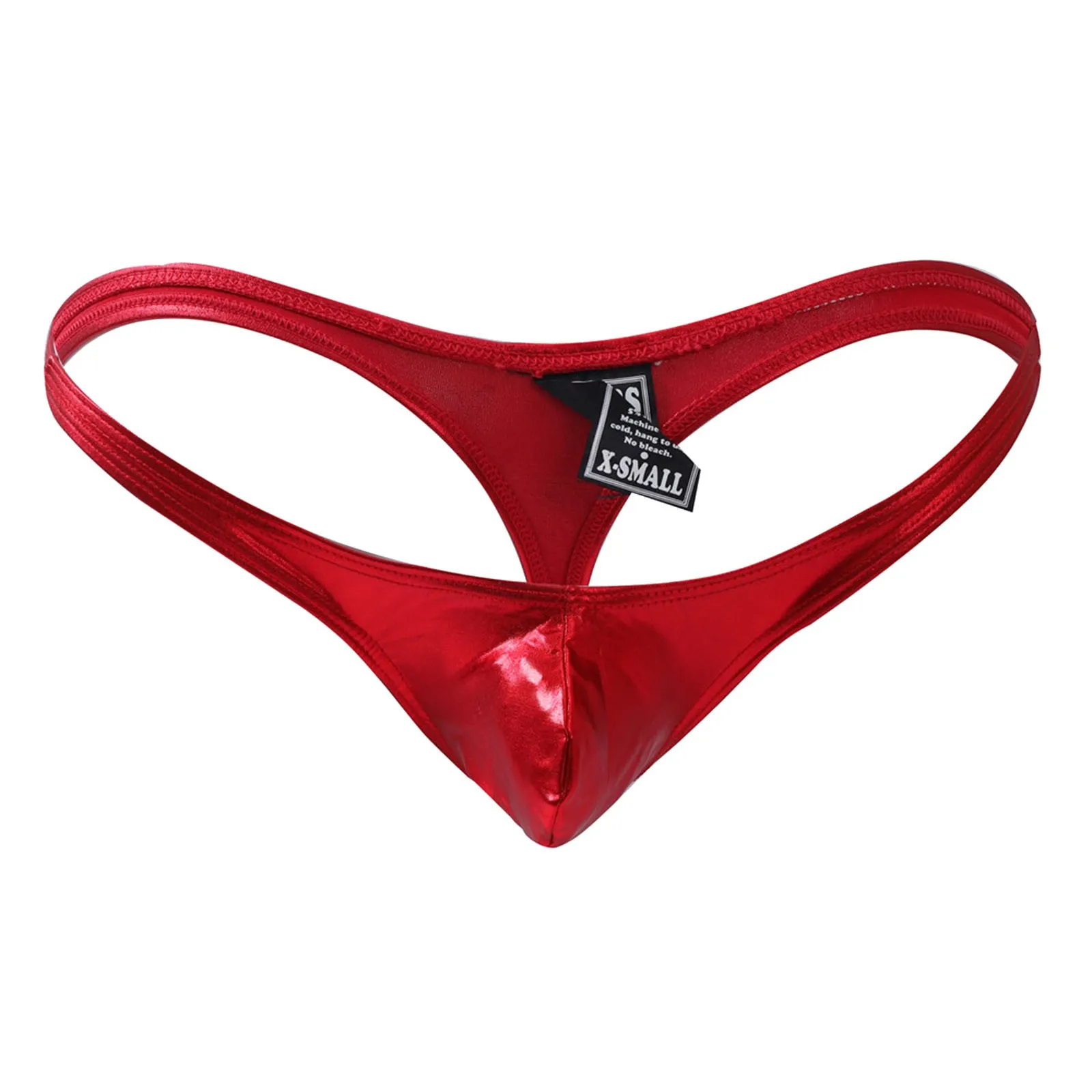 남성용 레이스 란제리 가죽 모조 가죽 남성용 끈 팬티 섹시한 무봉제 힙 팬츠 남성용 이스터 바스켓