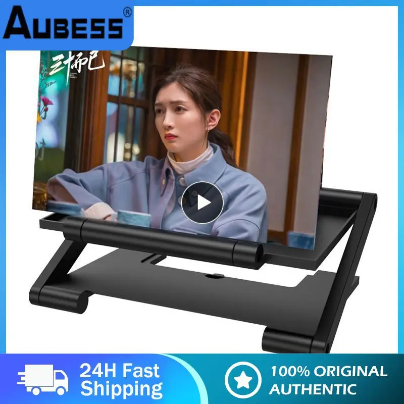 ABS แว่นขยายสำหรับโทรศัพท์, หน้าจอ3D โปร่งใสพับได้เครื่องขยายเสียงโทรศัพท์มือถืออุปกรณ์เสริมมือถือแสงสีฟ้าใสมากสำหรับบ้าน