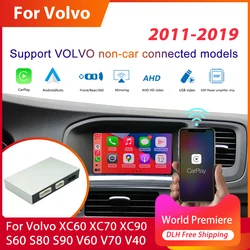 Wireless Apple Carplay Android Auto Module Car AI Box For Volvo XC60 XC70  S60 S80  V60 V70 V40 (2011-2019) Mirror Link Decoder