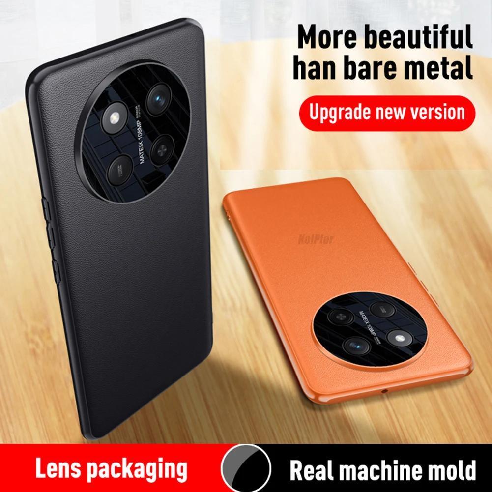 PU Leather Case For HONOR X9C / Magic7 Lite Shockproof Back Cover Bumper For X9C 5G Hard PC Mobile Phone Cover Capa