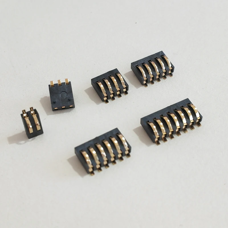 2 Stück Hochstrom-Schiebe-Batterieanschluss 2,5mm 4,0mm Abstand 2-7P Federkontakt-Buchse Stromladeanschluss für Batterien – Detail 8