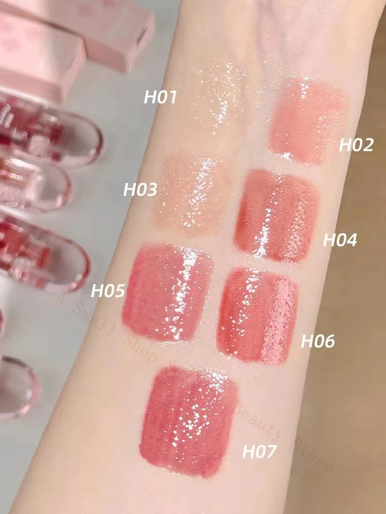 HOLD LIVE Mirror Light Rip Lip Honey Mirror Water Glazed Glass Lip Glaze rossetto idratante trasparente Jelly Lip Makeup