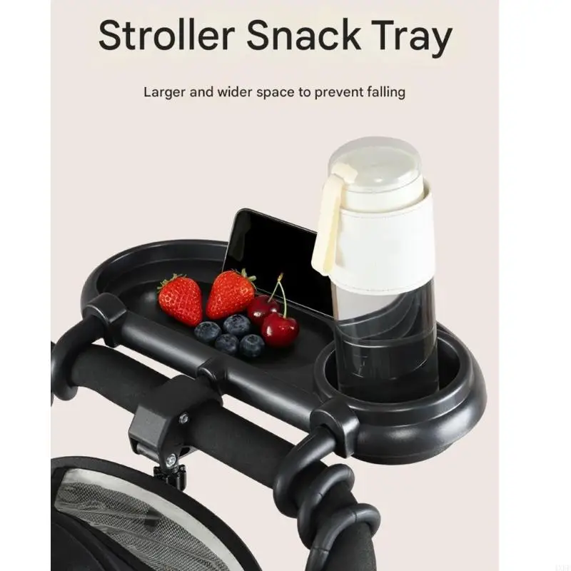 Infant Carriage Tray Anti Slip Design Perfect For Travel And Outdoor Use Quick Installation Strollers Tray