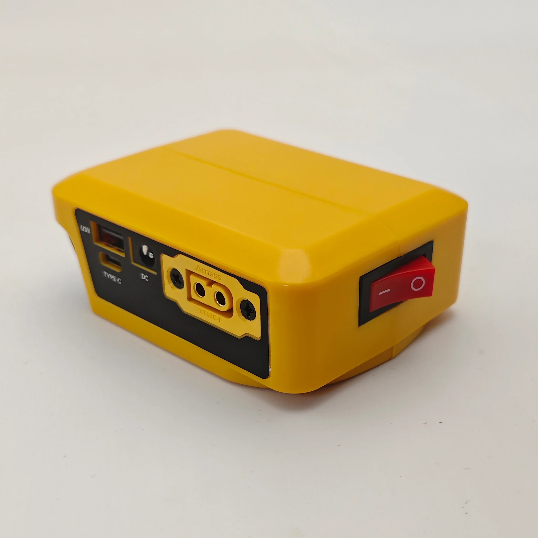 For DeWALT 18/20V Battery Converter XT60 Bidirectional Charge and Discharge USB/Type-C Emergency Power Supply(No Battery)