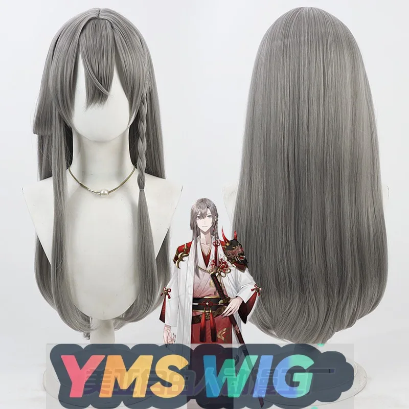 

[YMS WIG]Virtual VTuber Content Creator Kaida Haru Косплей Парик, Длинные прямые волосы с имитацией кожи головы