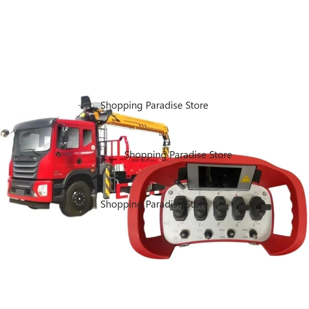 

Высококачественный беспроводной пульт дистанционного управления для мобильного крана, эффективный промышленный гидравлический джойстик 433 МГц для радиоуправления металлическими и пластиковыми изделиями