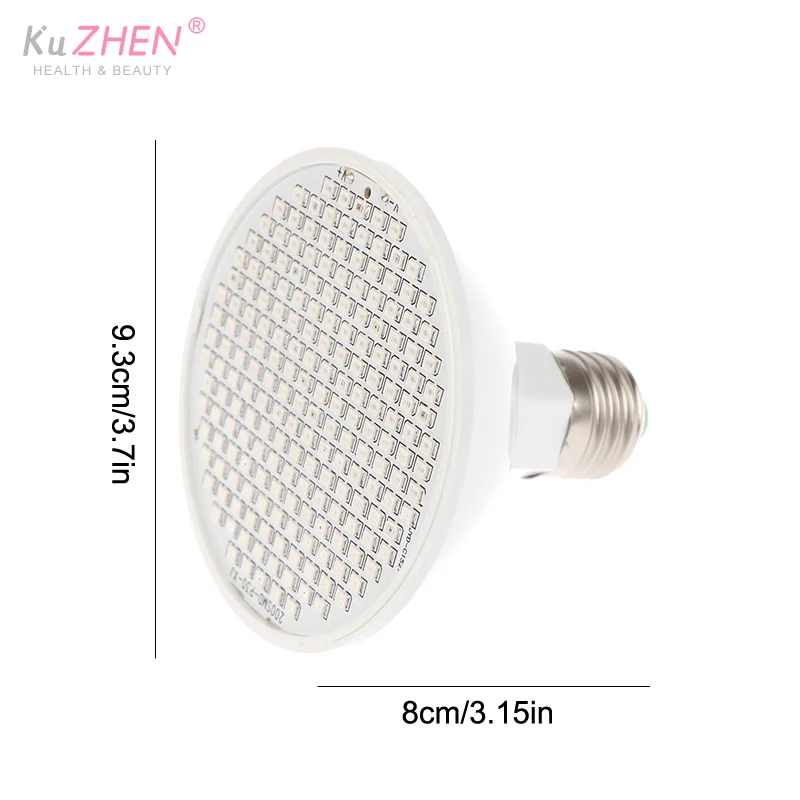 1 قطعة لمبة العلاج بالضوء الأحمر مع مشبك مصباح LED 660nm الأحمر و 850nm بالقرب من جهاز العلاج كومبو بالأشعة تحت الحمراء للعناية بالبشرة لتخفيف الآلام