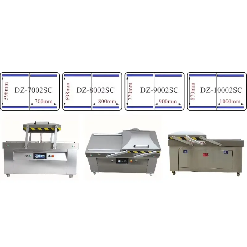 Automatic Double Chamber Vacuum Packaging Packing Machine Sealer 400 500 600 700 800 900 1000mm